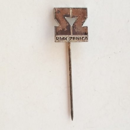 Значок SZ. RMK ZENICA Горно-металлургический комбинат в г. Зеника (тип 2)