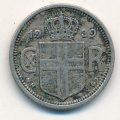 Исландия 10 эйре 1939 год