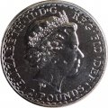 Великобритания 2 фунта 2005 год - Британия сидит (цветная)