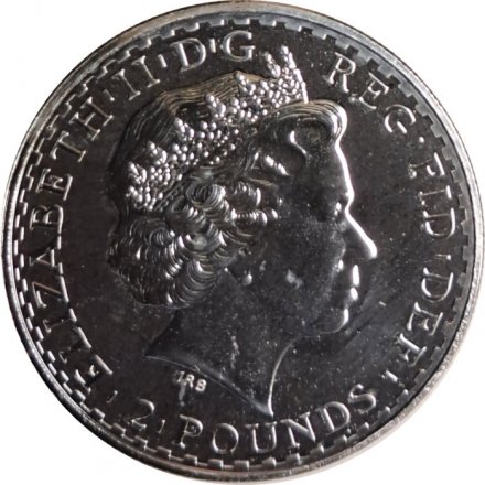 Великобритания 2 фунта 2005 год - Британия сидит (цветная)