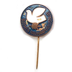 Значок-иголка Suomen Rauhanpuolustajat. Финский фонд мира