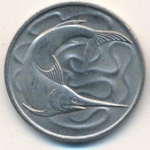 Сингапур 20 центов 1969 год
