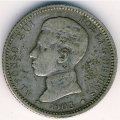 Испания 1 песета 1903 год