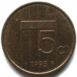 Нидерланды 5 центов 1995 год