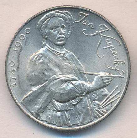 Чехословакия 100 крон 1990 год - Ян Купецкий