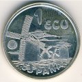 Испания 1 экю 1994 год