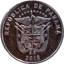 Панама 5 сентесимо 2018 год - Сара Сотилло
