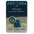 Андорра 2 евро 2017 год - 100 лет гимну Андорры