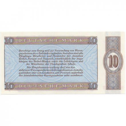 Германия 10 марок 1958 год - ФРГ - UNC