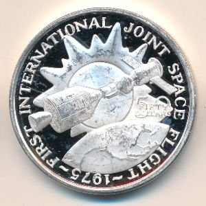 Маршалловы острова 50 долларов 1989 год - Первая совместная миссия Союз-Аполлон