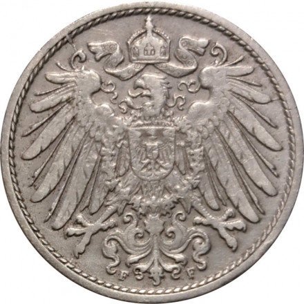 Германия 10 пфеннигов 1904 год (F)