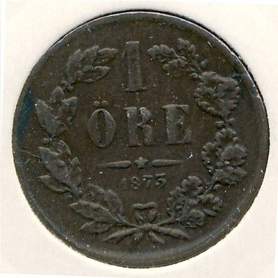 Швеция 1 эре 1873 год