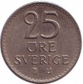 Швеция 25 эре 1969 год - Король Густав VI Адольф