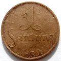Латвия 1 сантим 1922 год