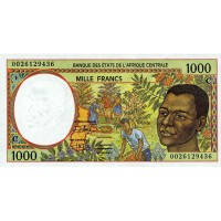 Конго 1000 франков 2000 год - Сплавщики леса (C)