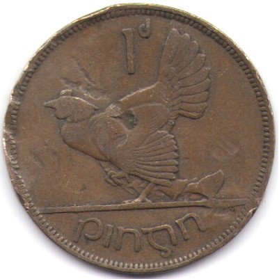 Ирландия 1 пенни 1931 год - F