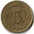 Латвия 5 сантимов 2006 год