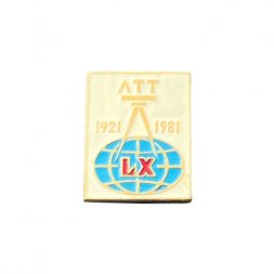 Значок 60 лет ЛТТ 1921-1981. Ленинградский топографический техникум