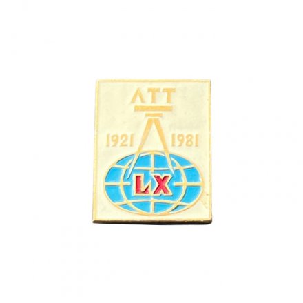 Значок 60 лет ЛТТ 1921-1981. Ленинградский топографический техникум