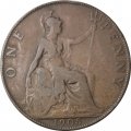 Великобритания 1 пенни 1905 год