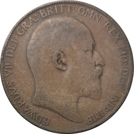 Великобритания 1 пенни 1905 год