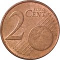 Люксембург 2 евроцента 2002 год