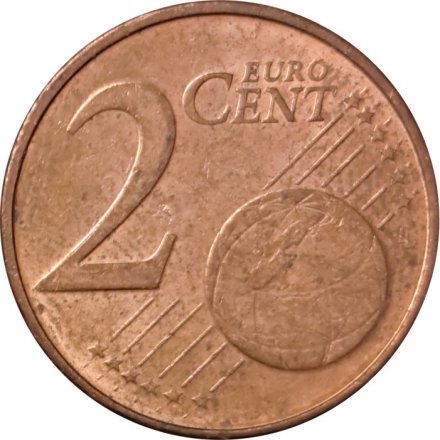 Люксембург 2 евроцента 2002 год
