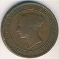 Цейлон 5 центов 1890 год