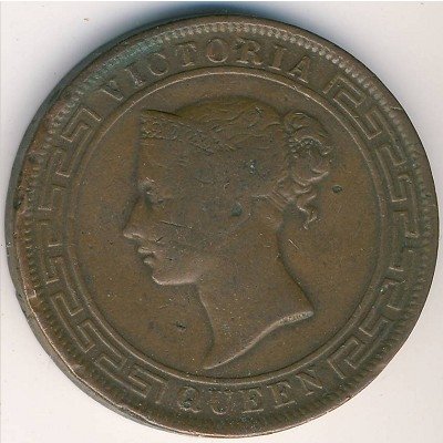 Цейлон 5 центов 1890 год