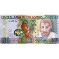 Гамбия 100 даласи 2010-2013 год - Сенегальский попугай UNC