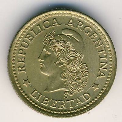 Аргентина 10 сентаво 1974 год