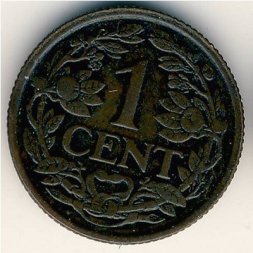 Нидерланды 1 цент 1920 год