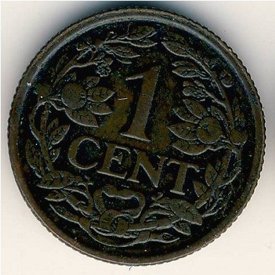 Нидерланды 1 цент 1920 год