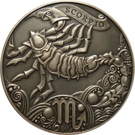 Беларусь 1 рубль 2015 год - Знаки зодиака - Скорпион (Scorpio)