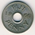 Фиджи 1 пенни 1966 год