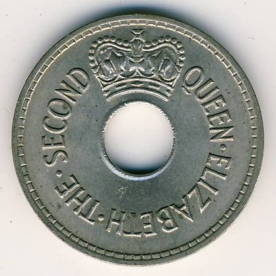 Фиджи 1 пенни 1966 год