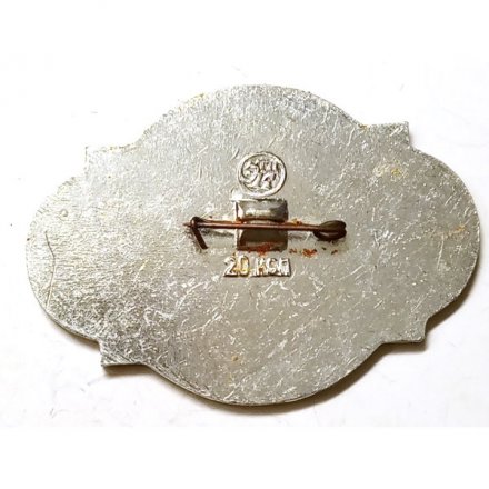 Значок Город Пушкин. Грот (клеймо ЭТПК)