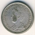 Нидерланды 25 центов 1916 год