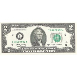 США 2 доллара 2017 год - I - UNC