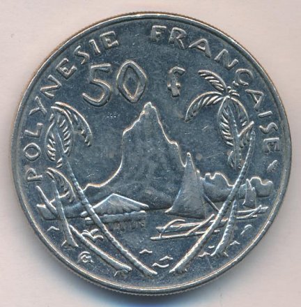 Французская Полинезия 50 франков 1985 год