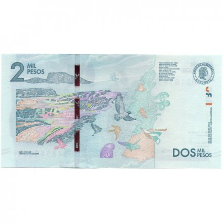 Колумбия 2000 песо 2019 год - Дебора Аранго Перес - UNC