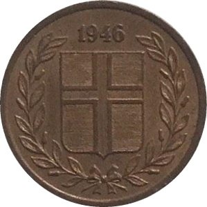 Исландия 1 эйре 1946 год