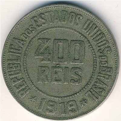 Бразилия 400 рейс 1919 год