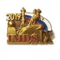 Знак IMDS 2019 IX Международный военно-морской салон (на цанге)