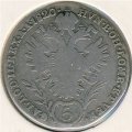 Австрия 5 крейцеров 1820 год