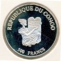 Конго 500 франков 1996 год