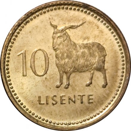 Лесото 10 лисенте 1998 год