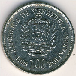 Венесуэла 100 боливаров 1999 год