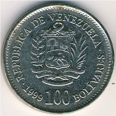Венесуэла 100 боливаров 1999 год