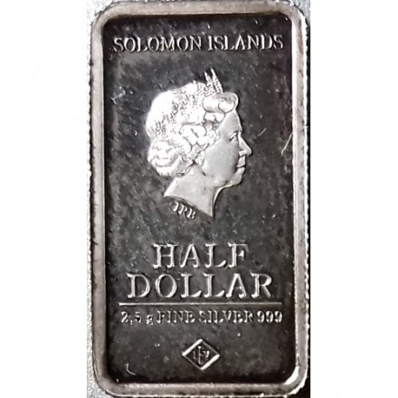 Соломоновы острова 1/2 доллара 2014 год - Достопримечательности мира. Нью Йорк, Статуя Свободы